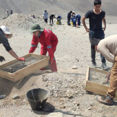 Estudiantes de arqueología