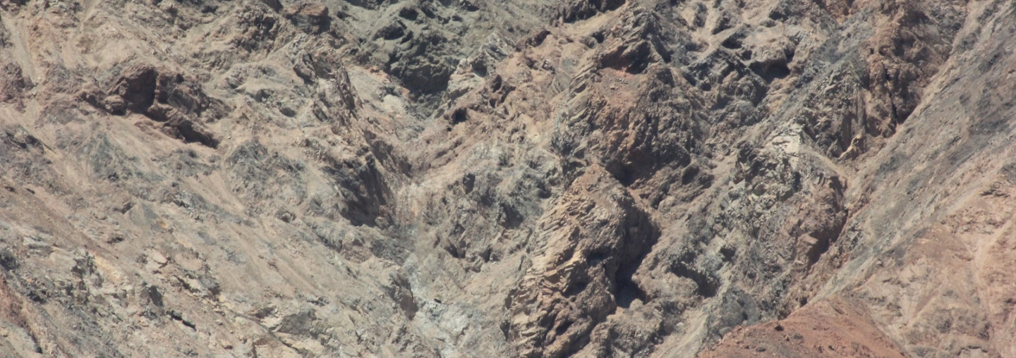 Formación geológica en el desierto de Atacama