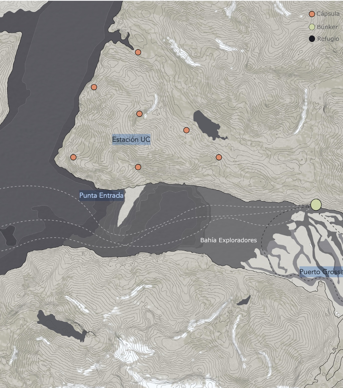 Mapa del entorno de la estación